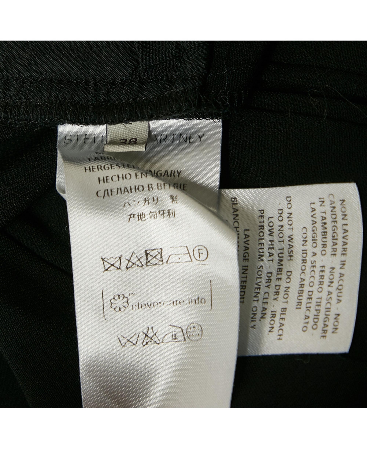 Pre-Owned Stella Mccartney Women's Black Crepe Pants