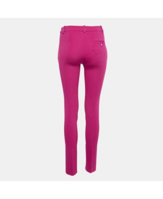 Women's Pink Jersey Pintuck Detail Trousers