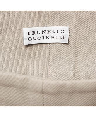 Women's Beige Stretch Gabardine Trousers