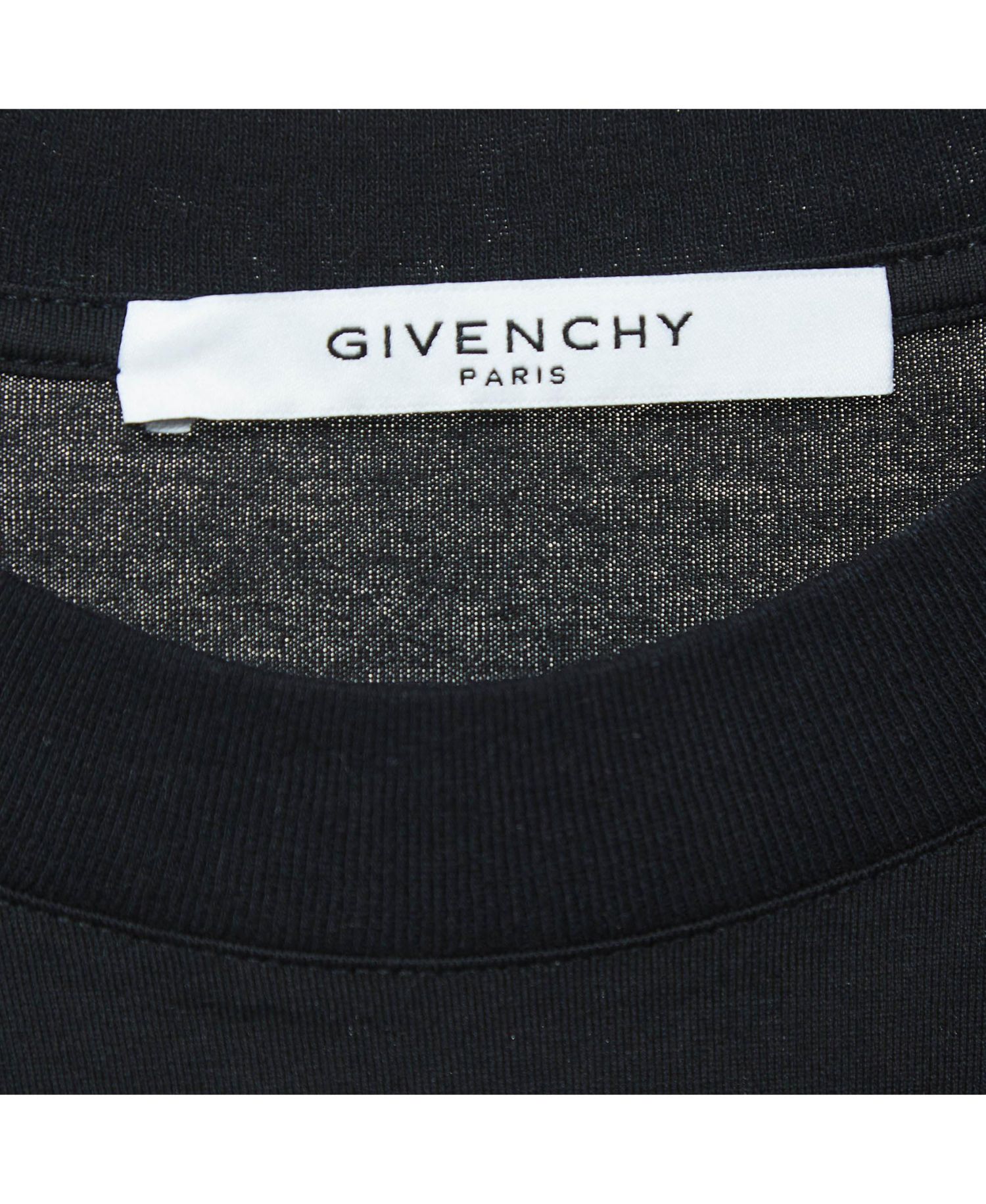 Women's Black Blurred Logo Print Half Sleeve T-Shirt