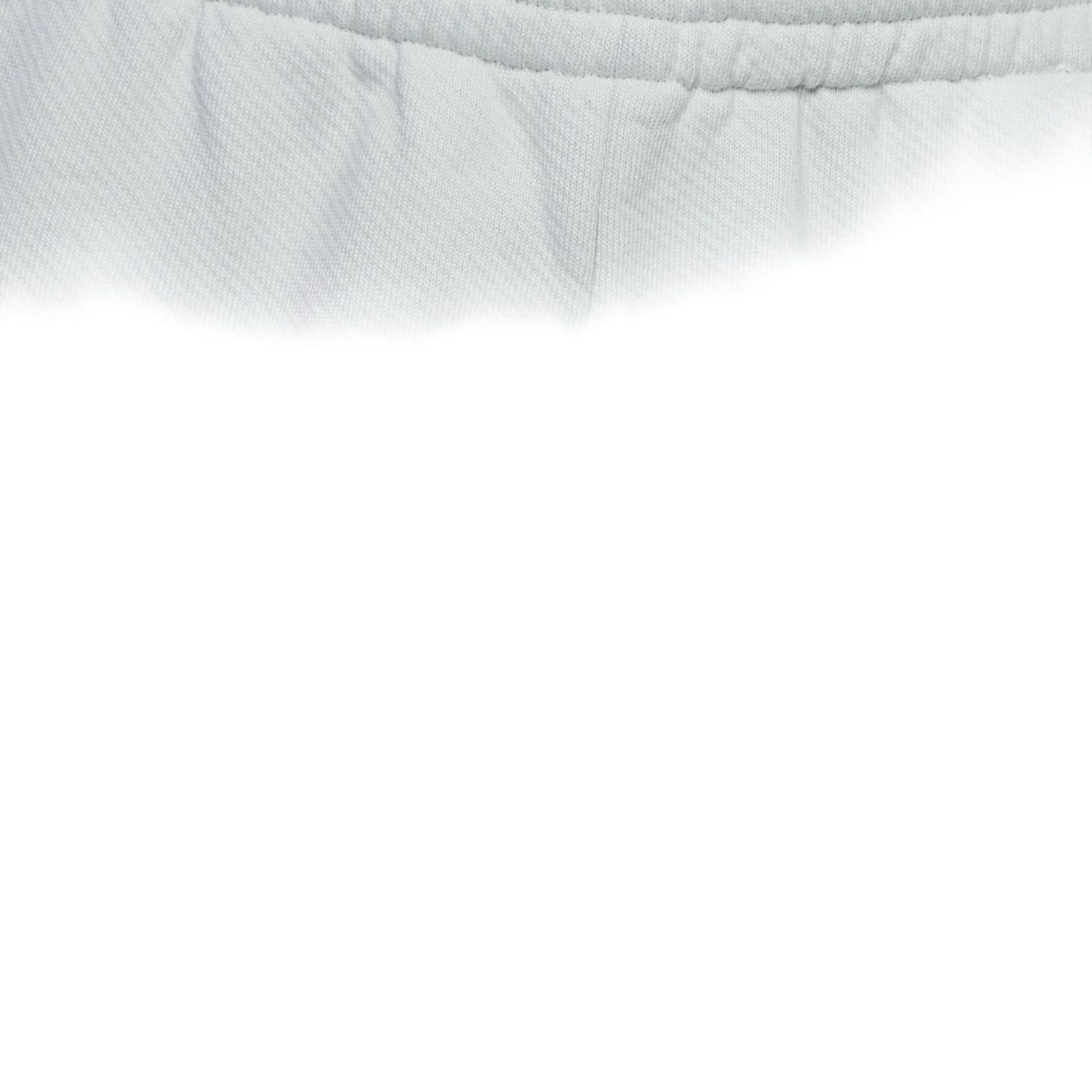 Women's White Print Cotton Drawstring Straight Leg Pants