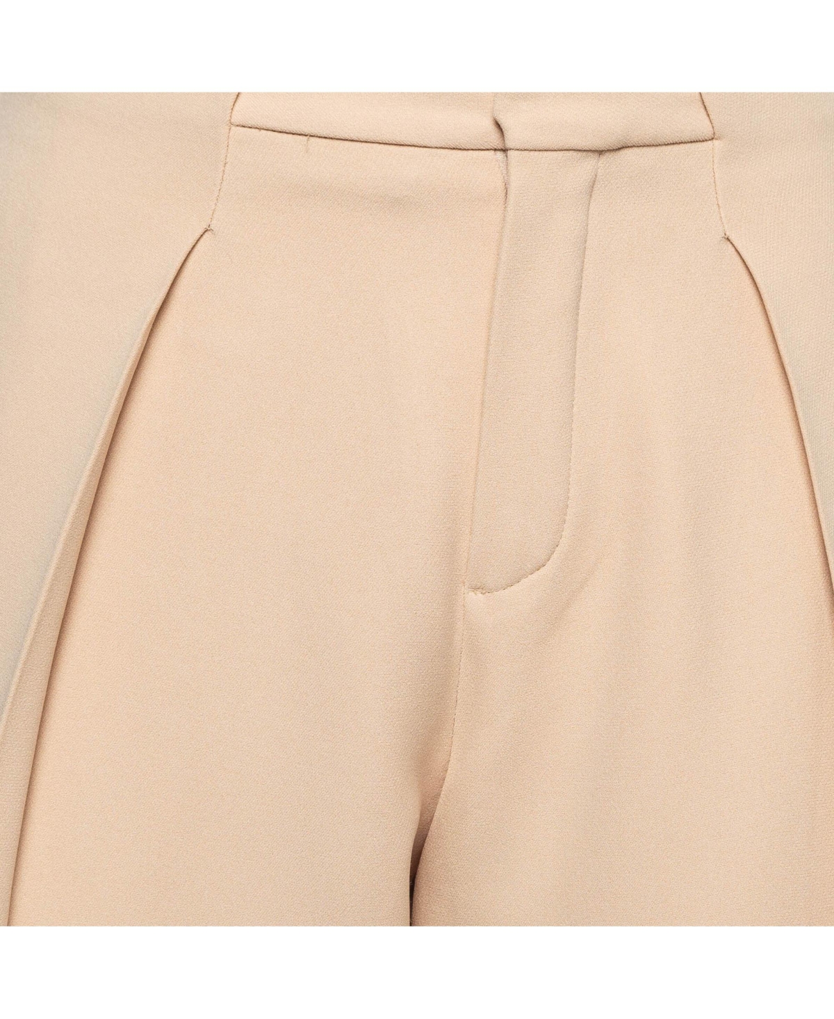 Pre-Owned Chloe Women's Light Beige Crepe Trousers