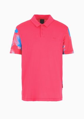 Men's Floral Polo Shirt