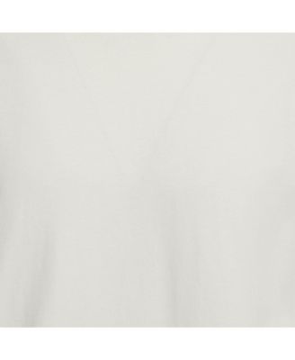 Men's White Logo Embellished Cotton T-Shirt