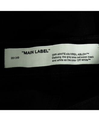 Men's Black Denim Arrow Printed Jeans