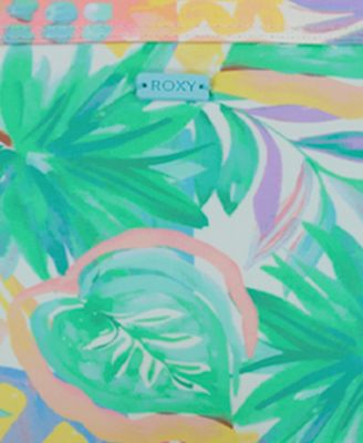 Girls' 7-16 Swimsuit Printed Rash Guard and Bottom, 2-Piece Set