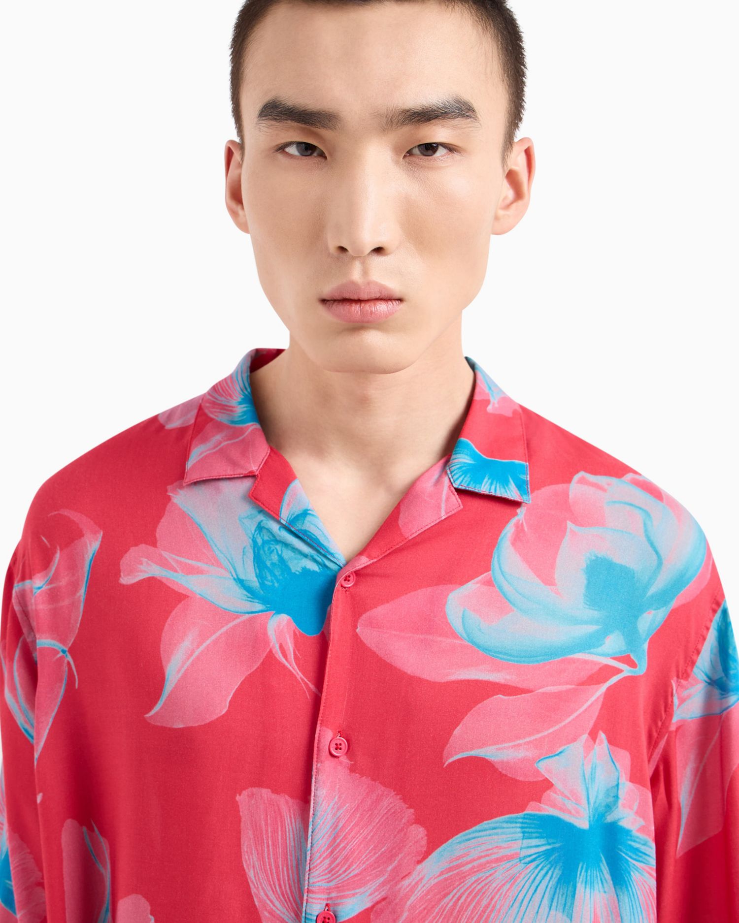 Men's Boxy-Fit Floral Shirt