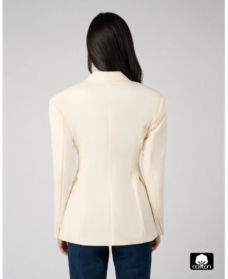 Women's Double Breasted Cinched Waist Blazer