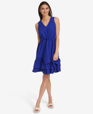 Women's V-Neck Short Dress