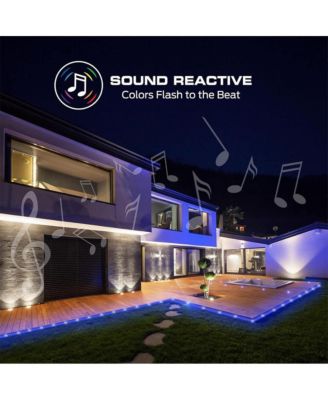 50 ft Sound Reactive Smart Multi-Color Outdoor LED Light Strip