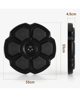 Music Boxing Machine with 9 Speeds & Bluetooth, LED Punch Tracker for Family Fitness