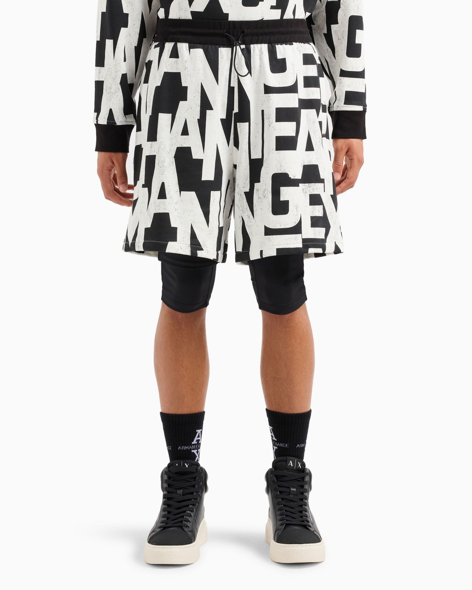Men's Logo Print Drawstring Sweatshorts