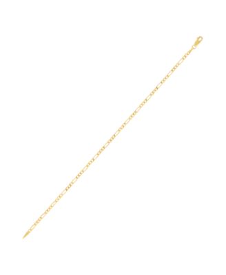 Figaro Chain Bracelet in 14k Yellow Gold