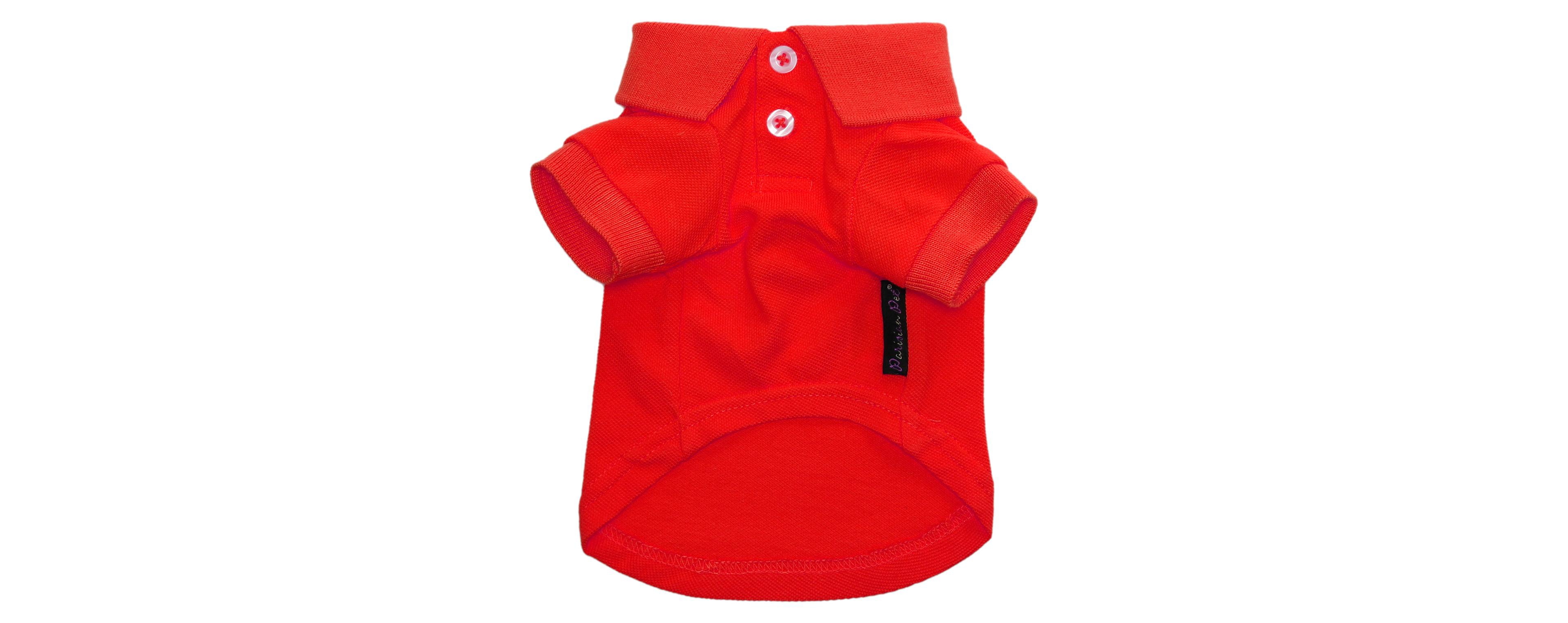 Parisian Pet Polo Red