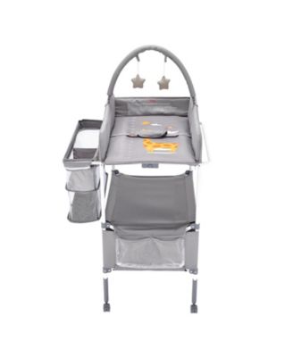 Foldable Baby Diaper Changing Station with Storage Drawers
