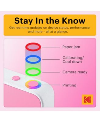 Printomatic+ Instant Print Camera 10MP, RGB LED, Zink Photo Prints