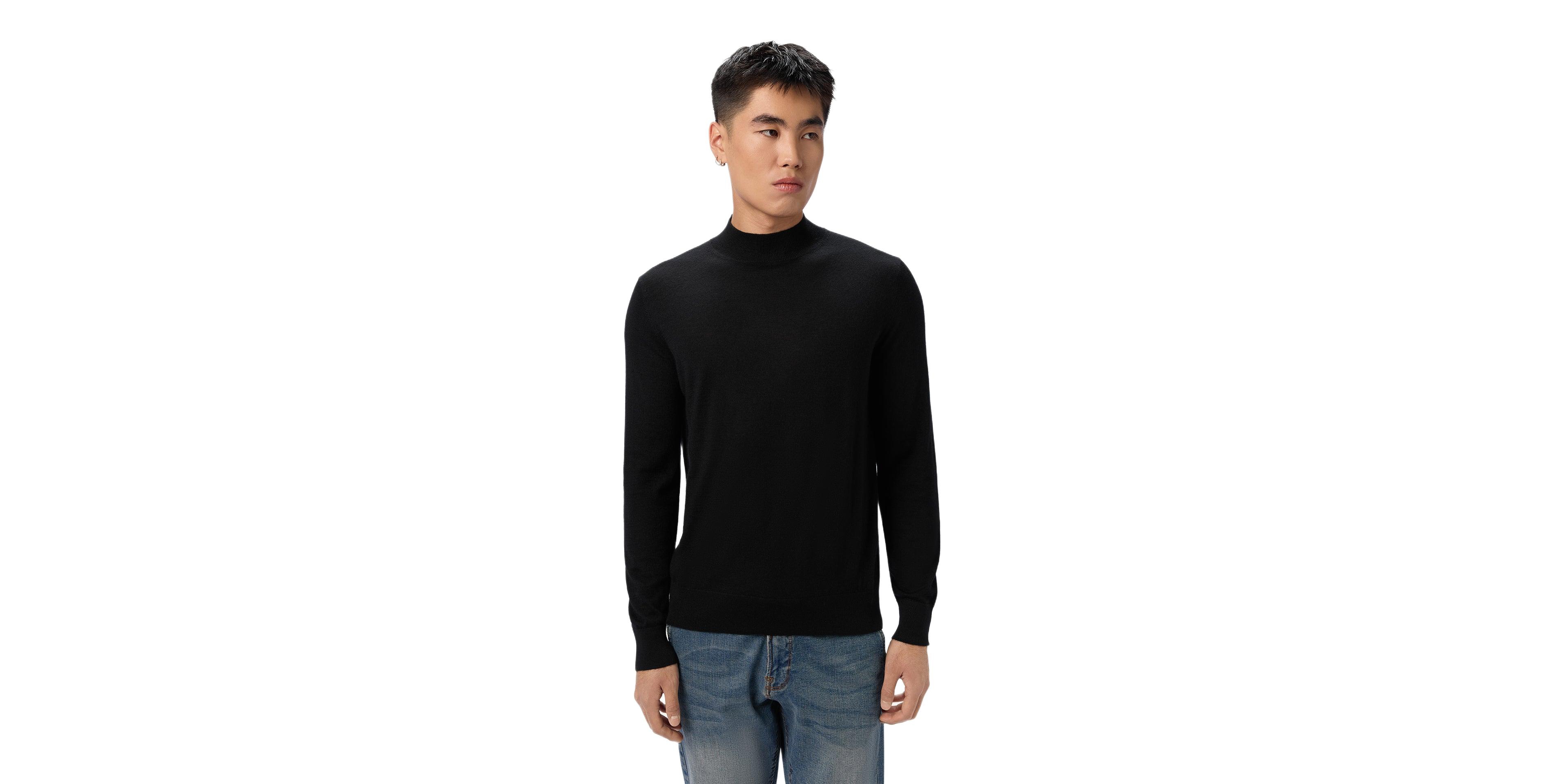 Gobi Cashmere Men's Men Silk High Neck Sweater