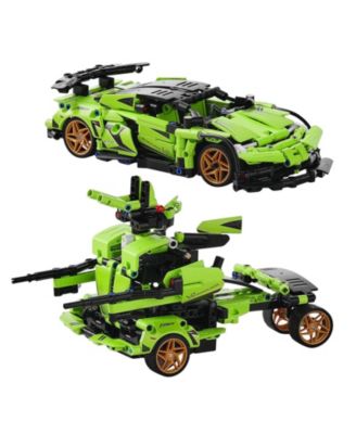 STEM Building Toys, 2-in-1 461PCS RC Car Kit with Remote & APP Control, Build Car or Robot, Educational Gift for Kids 6