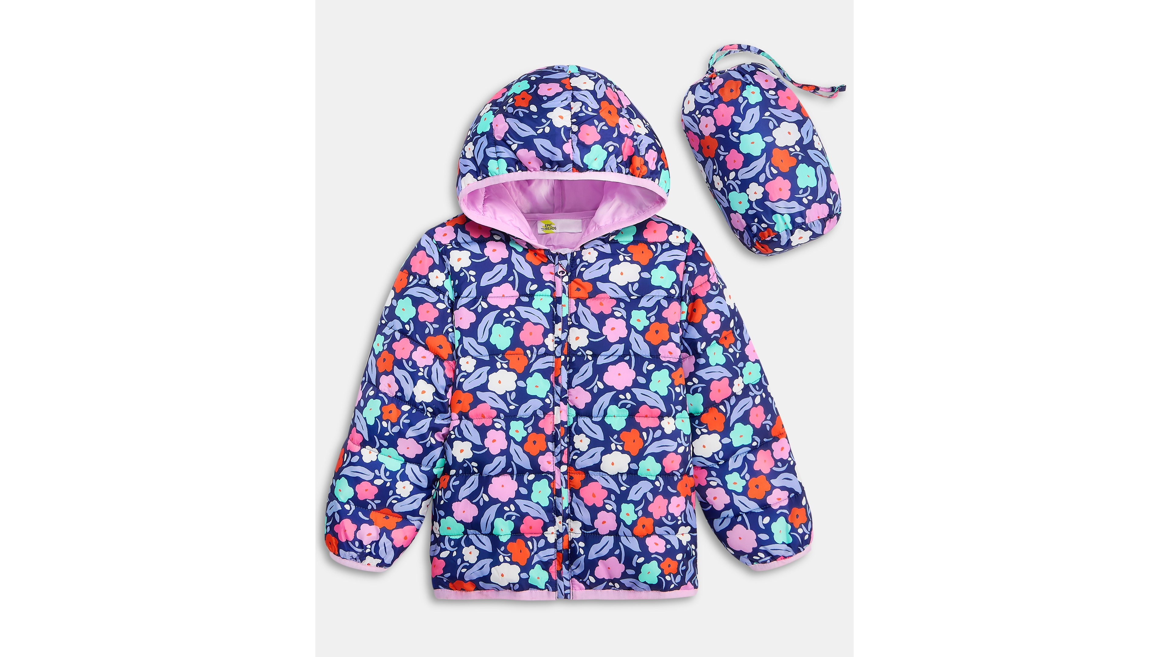 Epic Threads Girls Toddler 2T-4T Unicorn Packable Jacket, Macy's Exclusive