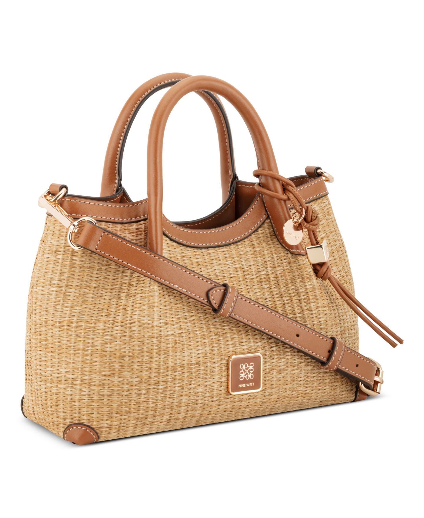 Женская сумка Nine West Sullivin Small Satchel, цвет: Натуральный — фото 2