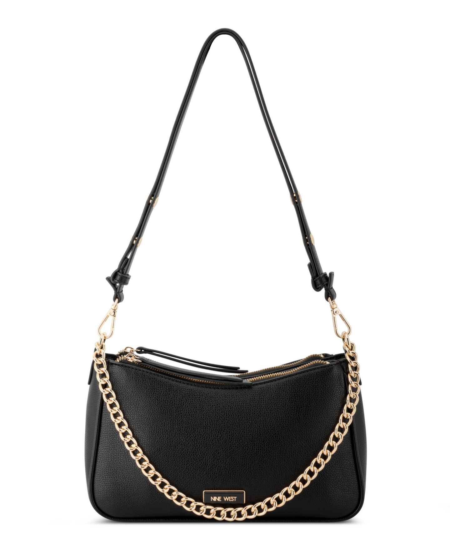 Женская сумка Nine West Denzielle Convertible Shoulder, цвет: Чёрный — фото 1