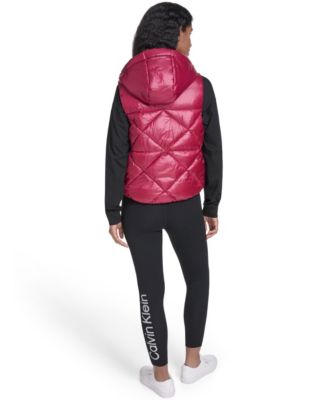 Women's Performance Diamond Quilt Hooded Puffer Vest