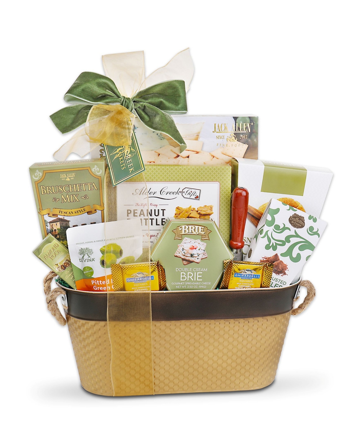 Alder Creek Gift Baskets Holiday The Tasteful Gourmet Gift Basket, 11 Piece Set