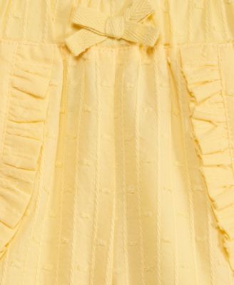 Baby Girls Mix and Match Clip-Dot Cotton Shorts