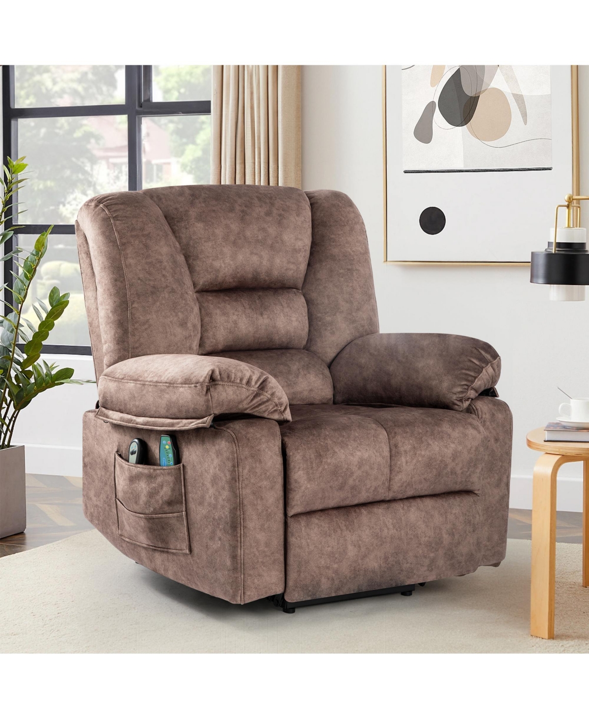 sumyeg Power Lift Recliner with Massage and Heating