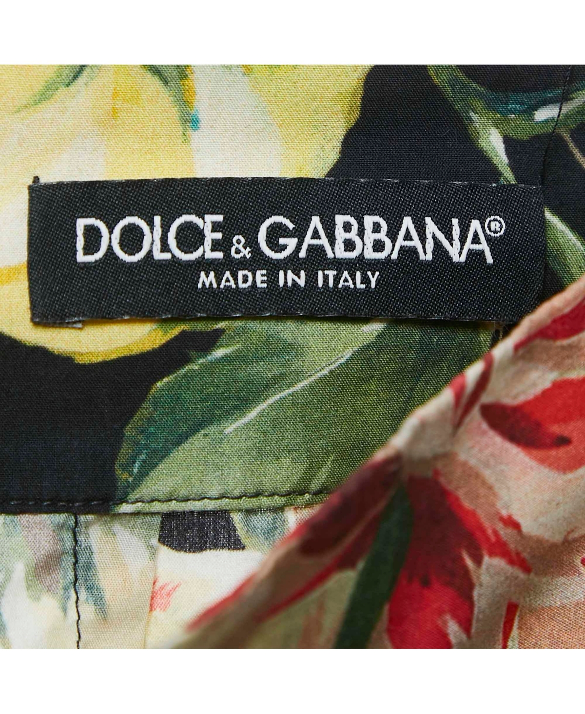 Pre-Owned Dolce & Gabbana Women's Multicolor Floral Print Cotton Tiered Mini Skirt