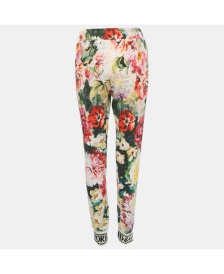 Women's Multicolor Floral Print Crepe La Moda&eacute Bellezza Pants