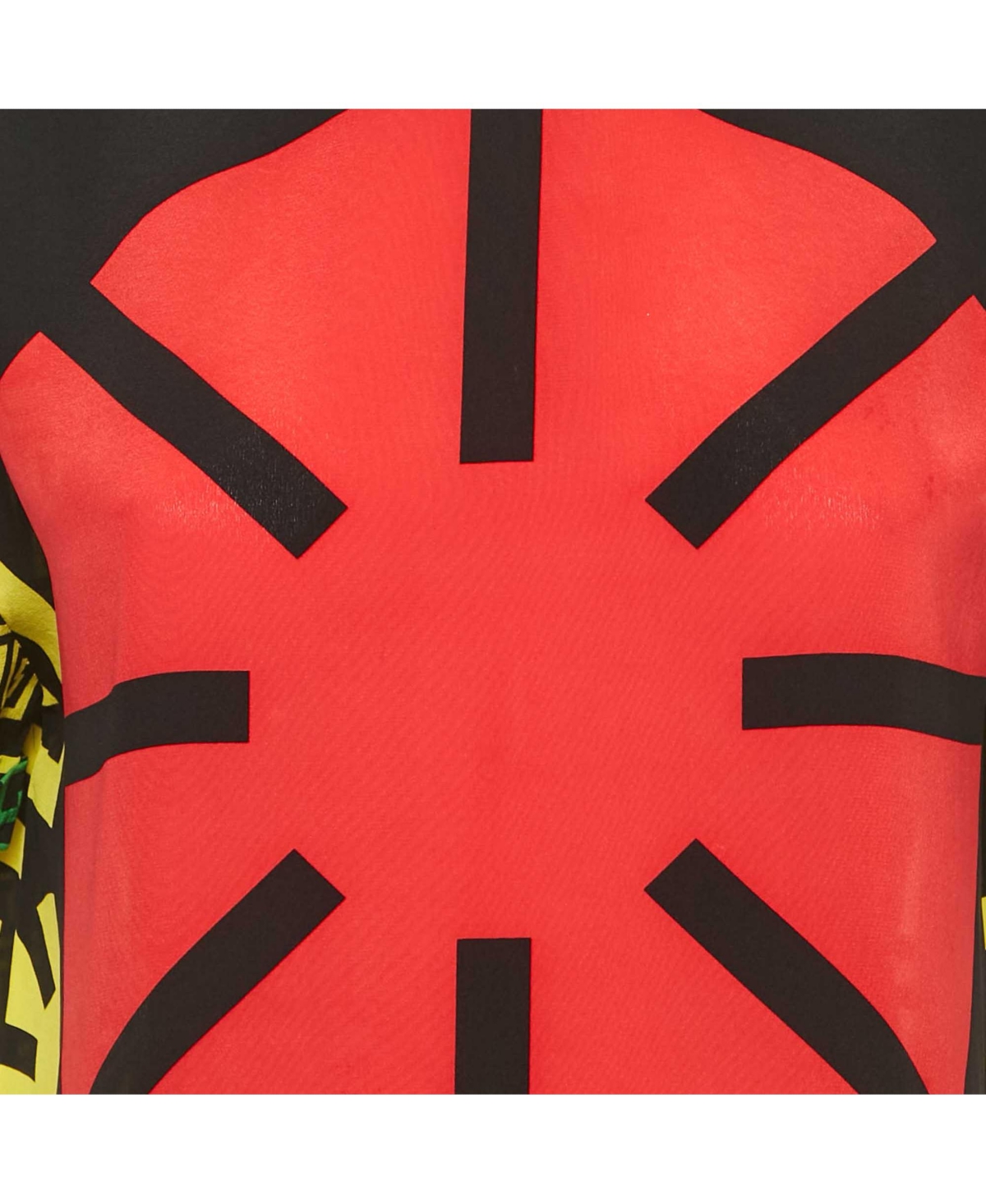 Pre-Owned Versace Women's Printed Silk Tunic Top