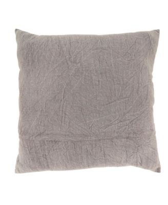 Embroidered Sunflower Down Filled Decorative Pillow, 20" x 20"