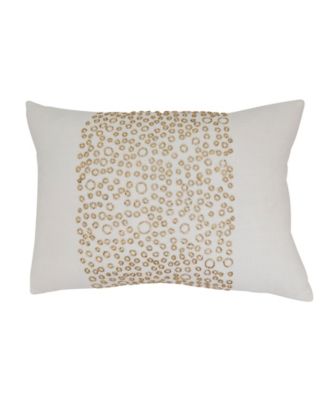Beaded Band Decorative Pillow Cover, 14" x 20"
