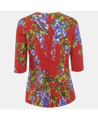 Women's Floral Print Crepe Blouse