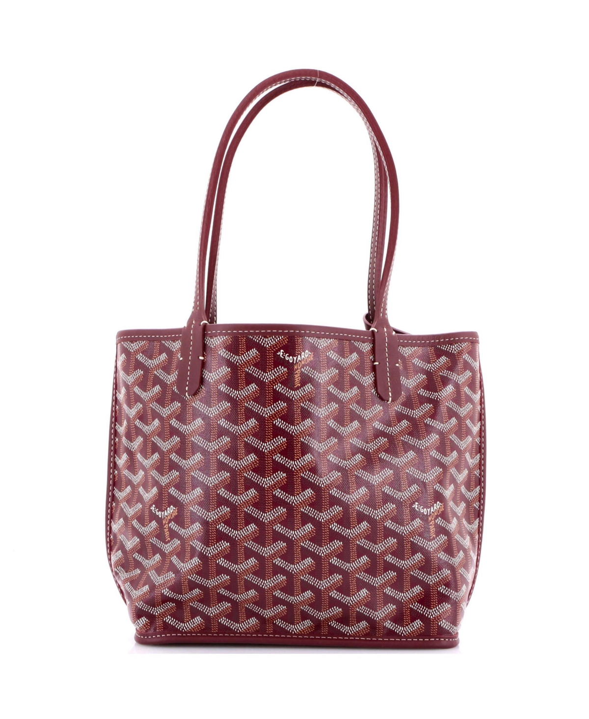 Pre-Owned Goyard Mini Anjou Reversible Tote Coated Canvas