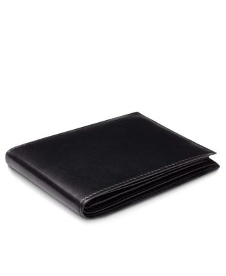 Men's Old Leather Executive ID Wallet RFID, Black