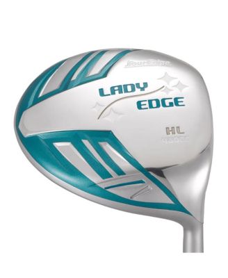 Lady Edge 8 Piece Womens Left Hand Half Golf Set - Standard / Ladies / Turq/White