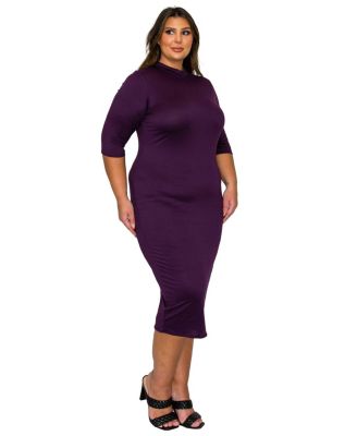 Plus Size Mona Midi Dress