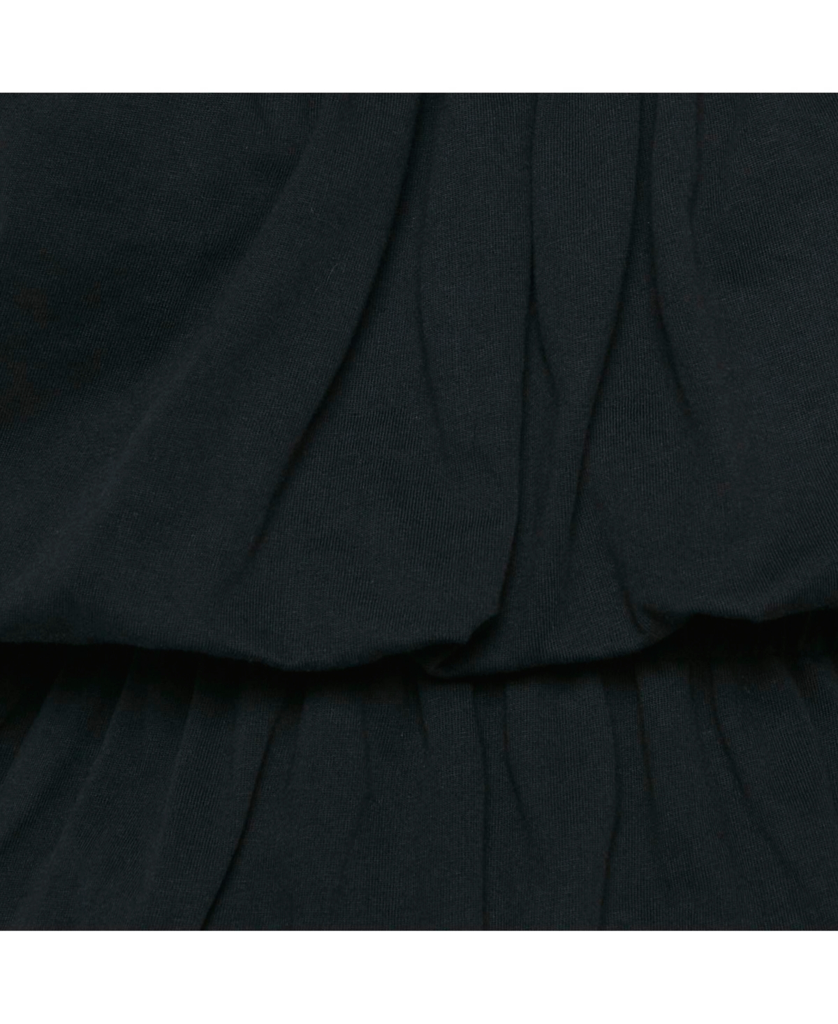 Pre-Owned Dries Van Noten Women's Black Cotton Knit Elasticized Detail Top