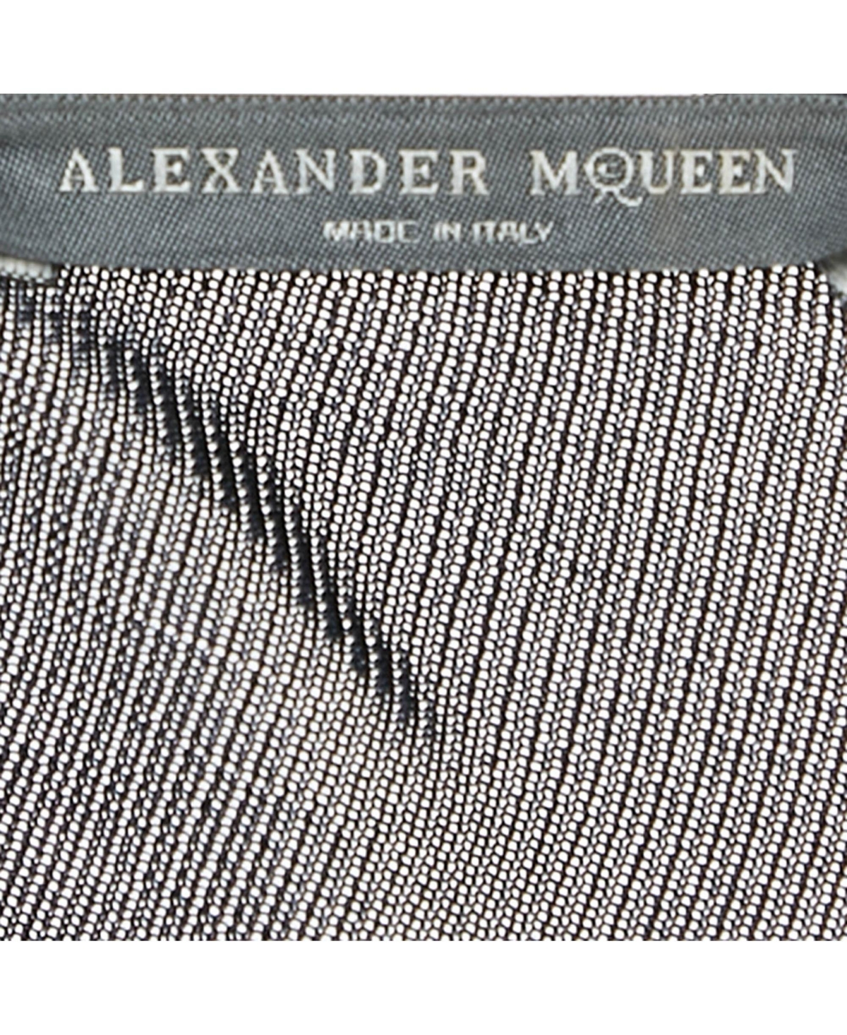 Pre-Owned Alexander Mcqueen Women's Navy Blue Jersey Asymmetric Dress