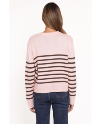 Women's Eleanora Striped Knit Pullover Sweater