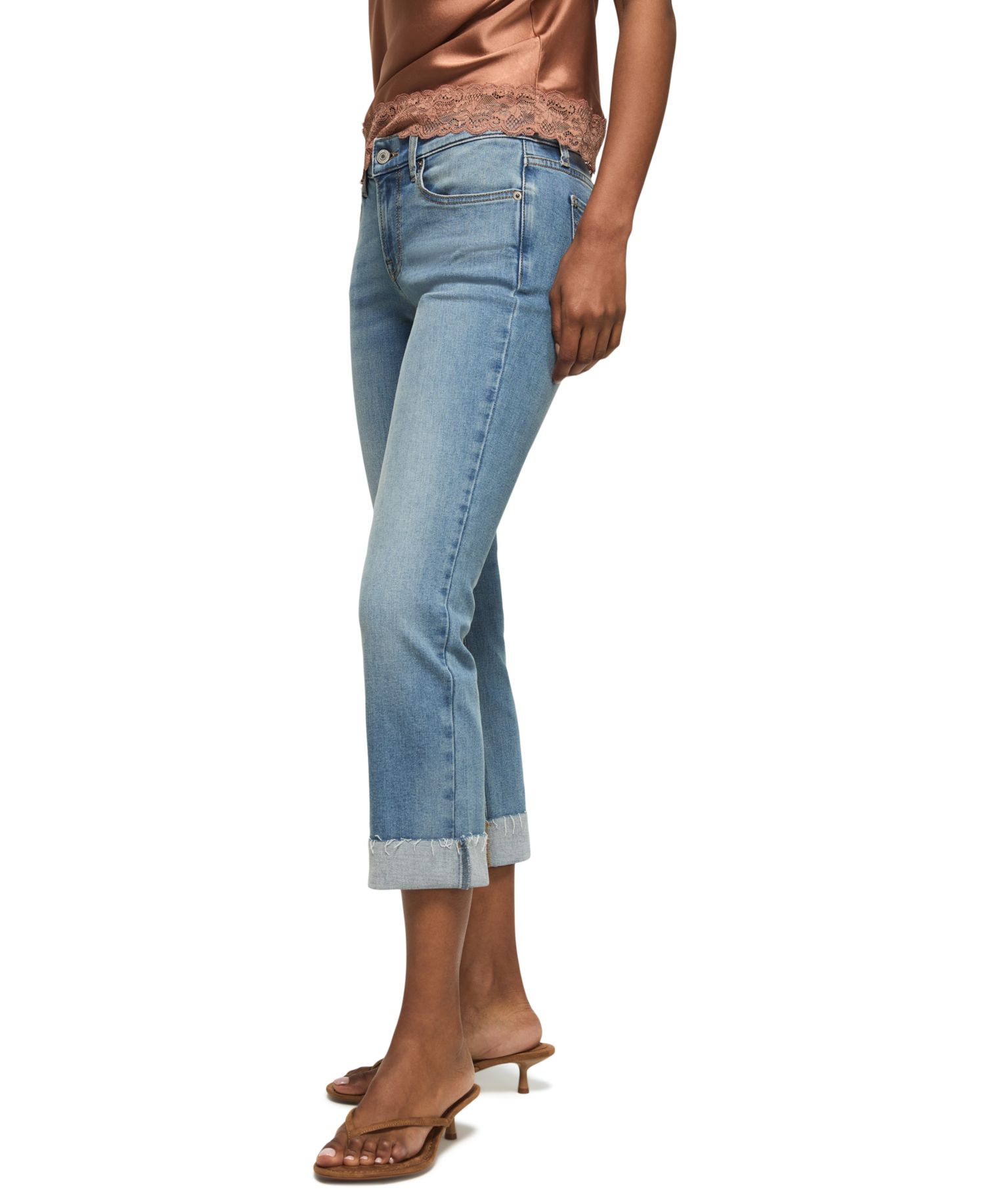 Women's Sweet Mid-Rise Capri Jeans
