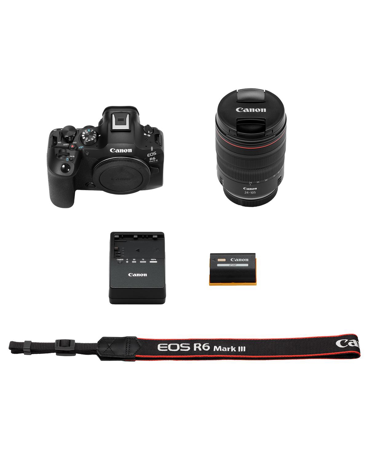Canon Eos R6 Mark Iii Mirrorless Camera with Rf 24-105mm f/4 L Is Usm Lens