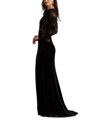Women's Forena Embroidered Crepe Gown