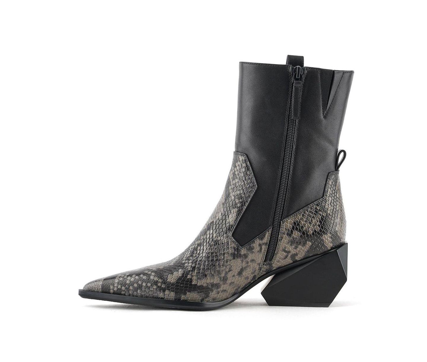 Женские ботинки United Nude Ricky West Mid II Western Boot, цвет: Угольный — фото 3