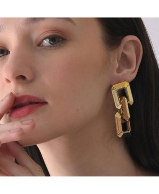 Women's Chainlink Drop Earrings