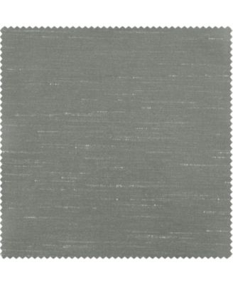 Extra Wide Vintage Textured Faux Dupioni Silk Blackout Curtain