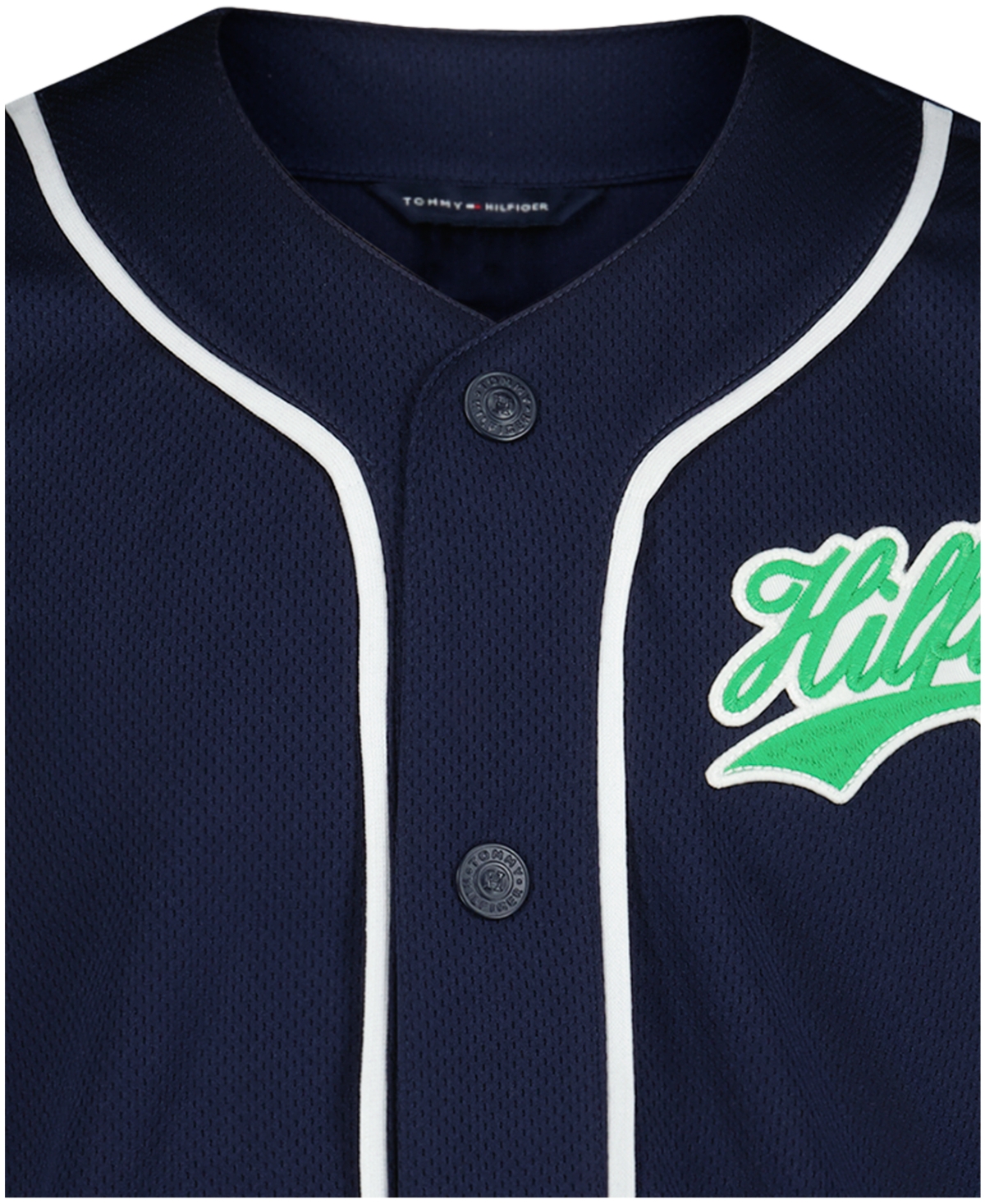 Tommy Hilfiger Boys' 2T-7 V-Neck Baseball Jersey