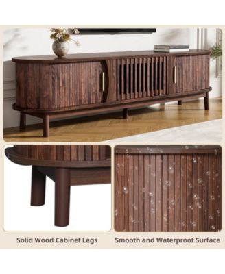 Modern Storage Cabinet Farmhouse TV Stand